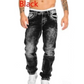 📢📢50 % de réduction !! ⏰Jean en denim extensible créatif à la mode pour hommes, style minimaliste adapté à l'été, style Emo