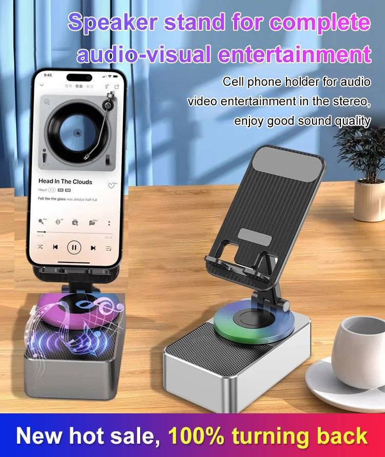 🌟Nouveautés 2026 : jusqu'à -50 % !🌟Support de téléphone à alimentation audio Bluetooth