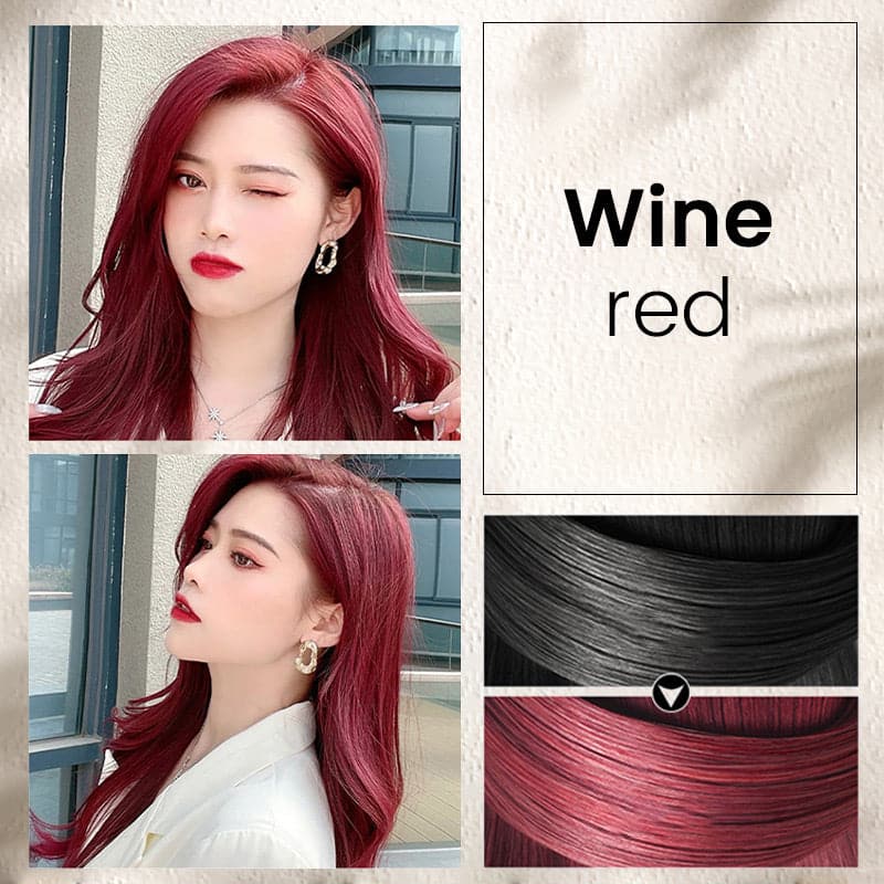 Coloration Capillaire Végétale Colorée avec Peigne Applicateur Innovant