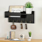 🏆-50% MAINTENANT ! 📬Porte-courrier et porte-clés mural avec étagère – robuste, gain de place et installation simple – organisez votre entrée avec style 🏠