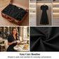 🥳Soldes exceptionnelles 2026🥳💞Plus de 50 000 exemplaires vendus !💥💕🌿-50% ! Robe élégante à manches bouffantes – Col V et taille haute pour une silhouette sablier. Respirante et infroissable. Idéale pour femmes matures.👗✅