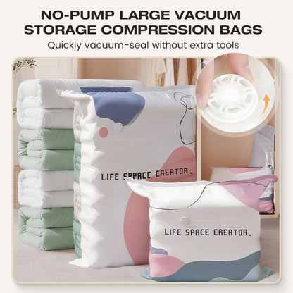 🥳Soldes 2026🥳💞Plus de 50 000 ventes !🧳💨-50% ! Sacs de rangement sous vide sans pompe