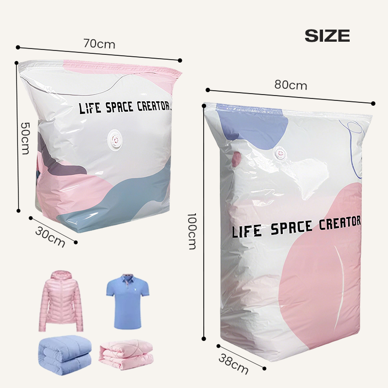 🥳Soldes 2026🥳💞Plus de 50 000 ventes !🧳💨-50% ! Sacs de rangement sous vide sans pompe