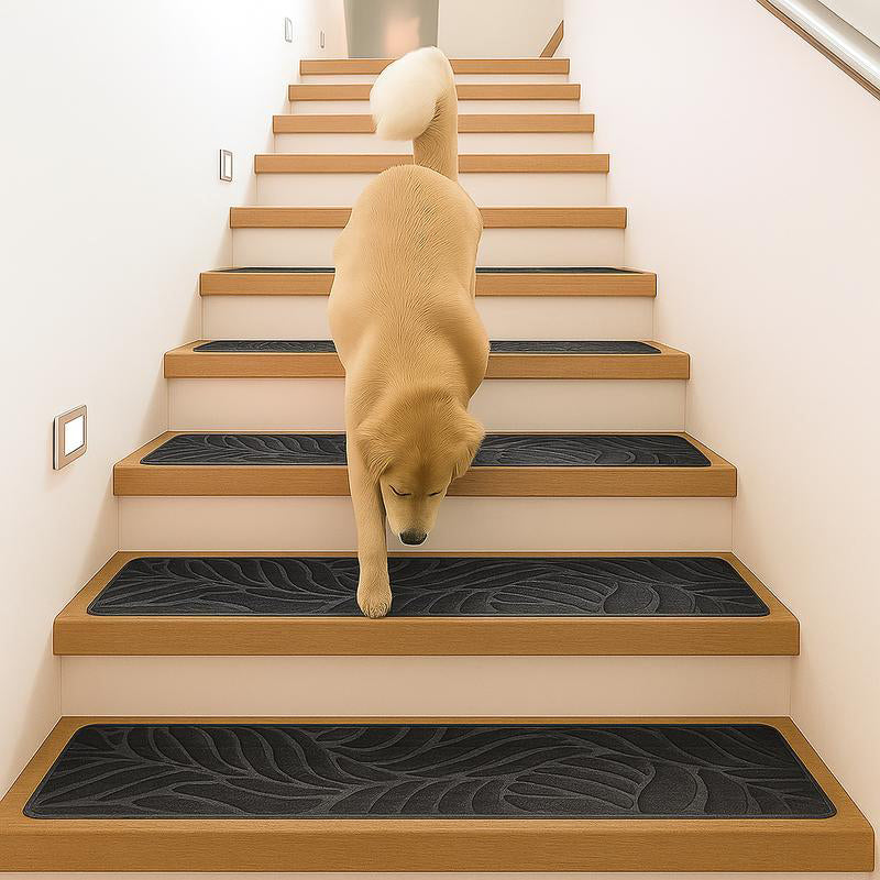 👣 PROMO FLASH : 50% DE RÉDUCTION ! ✨ Tapis Antidérapants Auto-Adhésifs pour Escalier – TPR & Fibres Mélangées – 2 Tailles for Sécurité & Confort à la Maison 🏠