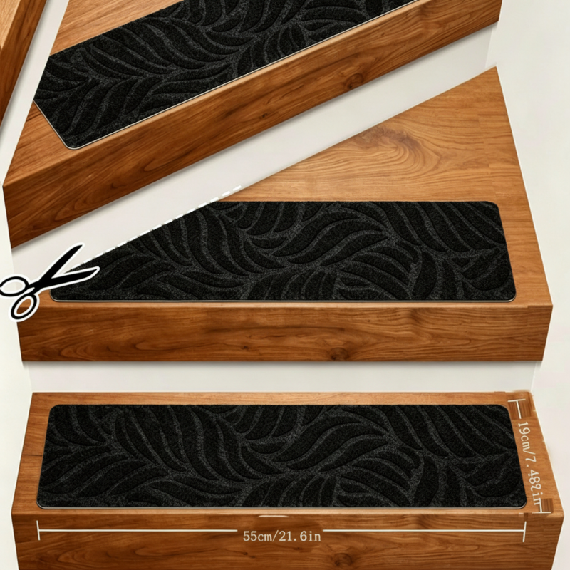 👣 PROMO FLASH : 50% DE RÉDUCTION ! ✨ Tapis Antidérapants Auto-Adhésifs pour Escalier – TPR & Fibres Mélangées – 2 Tailles for Sécurité & Confort à la Maison 🏠