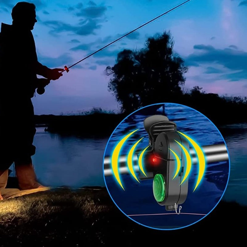 🎣 ACHETEZ 2, OBTENEZ 1 GRATUIT ! 🔔 Alarme de morsure pour pêche avec son & LED – Réglable & sensible – Détecte les touches les plus fines, idéale pour la pêche de nuit ou en eau profonde 🌙💡✨