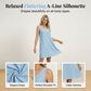 🔥🎁NOUVEAUTÉ -50%🔥Robe décontractée sans manches à col rond avec poches pour femme✈️
