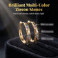 💎‑50 % ! ✨ Boucles d’oreilles anneaux creux avec zircons scintillants – design délicat, légères, parfaites pour le quotidien et les soirées 🌟