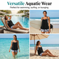 💨🔄OFFRE LIMITÉE -50% ! 🏊‍♀️Ensemble tankini et short – Coupe souple et tissu à séchage rapide, déplacez-vous librement dans l’eau.