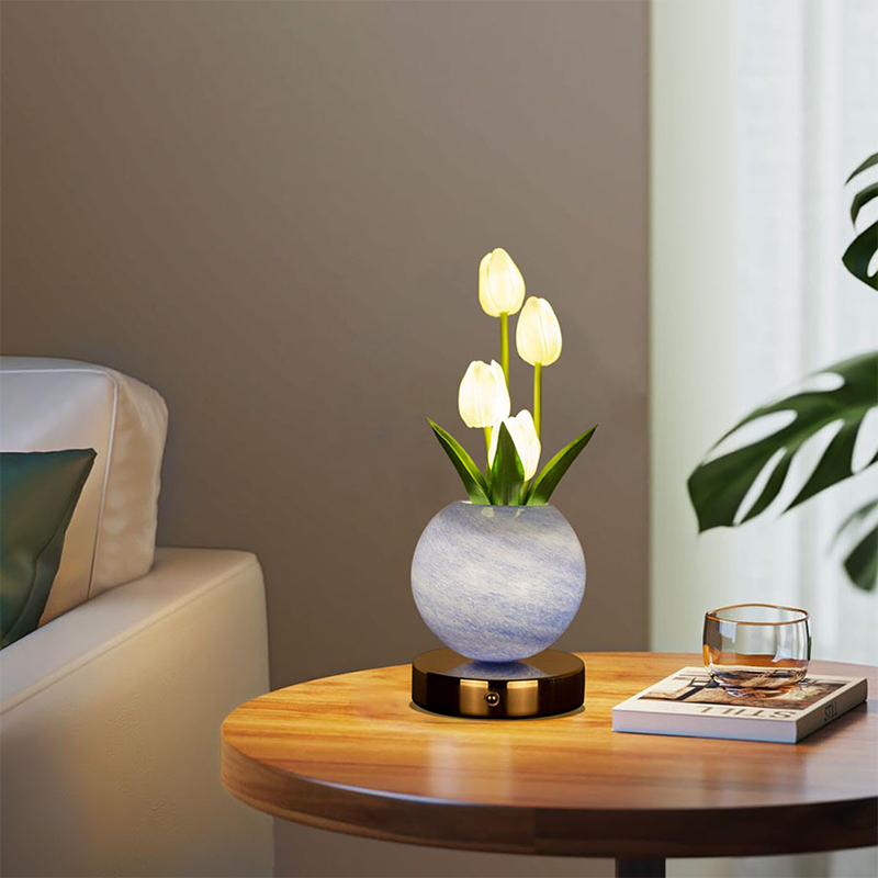 🌷💡 Veilleuse Bouquet de Tulipes – -50% ! Lueur douce, fleurs réalistes, USB – Parfaite pour chambre & nursery 🔥✨