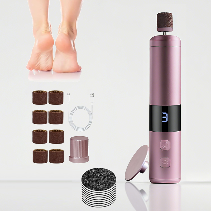 ⏳ -50% ! 💥 Épilateur Électrique pour les Jambes – ABS – 3 Vitesses – Double Rotation – Têtes 2-en-1 – Rechargeable USB – Écran Numérique – Argent/Rose/Violet/Noir/Blanc 🦶