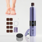 ⏳ -50% ! 💥 Épilateur Électrique pour les Jambes – ABS – 3 Vitesses – Double Rotation – Têtes 2-en-1 – Rechargeable USB – Écran Numérique – Argent/Rose/Violet/Noir/Blanc 🦶