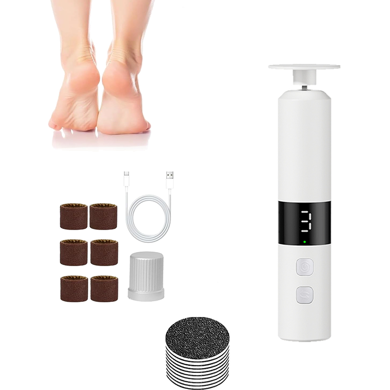 ⏳ -50% ! 💥 Épilateur Électrique pour les Jambes – ABS – 3 Vitesses – Double Rotation – Têtes 2-en-1 – Rechargeable USB – Écran Numérique – Argent/Rose/Violet/Noir/Blanc 🦶