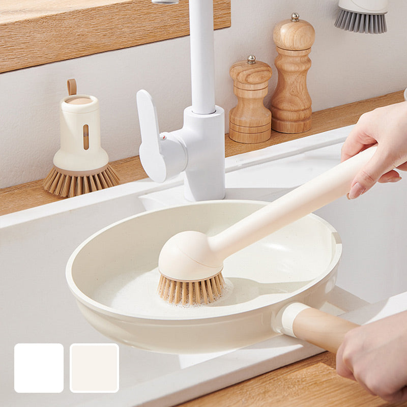🔥-50% IMMÉDIAT🍳Ensemble de brosses à casserole pivotables à suspendre – Brosses de nettoyage facile pour casseroles, poêles et éviers