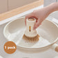 🔥-50% IMMÉDIAT🍳Ensemble de brosses à casserole pivotables à suspendre – Brosses de nettoyage facile pour casseroles, poêles et éviers