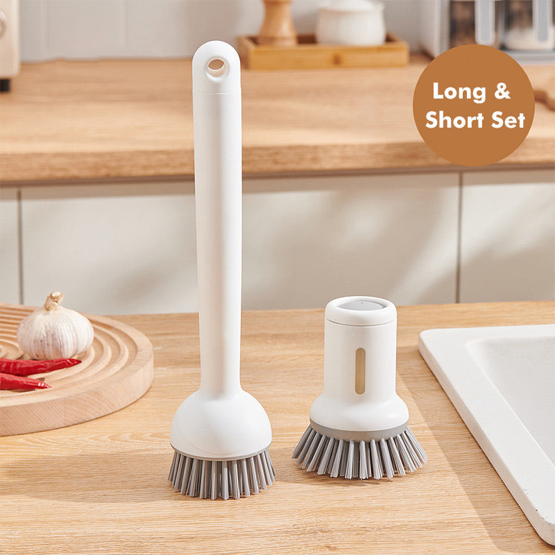 🔥-50% IMMÉDIAT🍳Ensemble de brosses à casserole pivotables à suspendre – Brosses de nettoyage facile pour casseroles, poêles et éviers