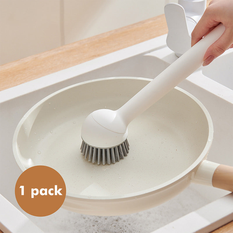 🔥-50% IMMÉDIAT🍳Ensemble de brosses à casserole pivotables à suspendre – Brosses de nettoyage facile pour casseroles, poêles et éviers