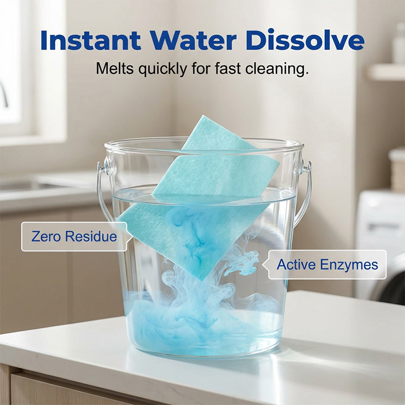 🧽 Lingettes nettoyantes multi-surfaces – Dissolution instantanée dans l'eau, élimination puissante des taches – Sûres pour tous les sols (parquet, carrelage, stratifié) – Brillant sans traces – 120 lingettes 🌟