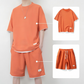 🎉 Soldes 2026 — Plus de 88 000 vendus ! 👕 Ensemble T-shirt & short texturé gaufre – Tissu frais et léger ☀️