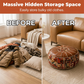 🛏️🧸🚪 OFFRE LIMITÉE 50% DE RÉDUCTION! Pouf de Rangement Polyvalent – Parfait pour Chambres, Salles de Jeux ou Entrées – Léger, Facile à Déplacer, Range Chaussures, Jouets ou Linge 🧦