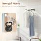 🧺‑50 % ! 🛠️ Étendoir à linge télescopique pliable à ventouses – Gain de place, stable et facile à monter – Idéal pour petits appartements, salle de bain et balcon ✨