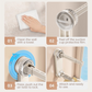 🧺‑50 % ! 🛠️ Étendoir à linge télescopique pliable à ventouses – Gain de place, stable et facile à monter – Idéal pour petits appartements, salle de bain et balcon ✨