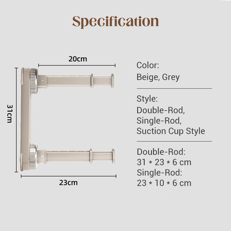 🧺‑50 % ! 🛠️ Étendoir à linge télescopique pliable à ventouses – Gain de place, stable et facile à monter – Idéal pour petits appartements, salle de bain et balcon ✨