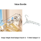 🧺‑50 % ! 🛠️ Étendoir à linge télescopique pliable à ventouses – Gain de place, stable et facile à monter – Idéal pour petits appartements, salle de bain et balcon ✨