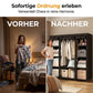 🔥 PROMO FLASH : 50% DE RÉDUCTION ! 📦 Armoire Portable en Tissu Non Tissé – Acier – 3 Tailles & Facile à Monter for Chambre & Dressing 🏠