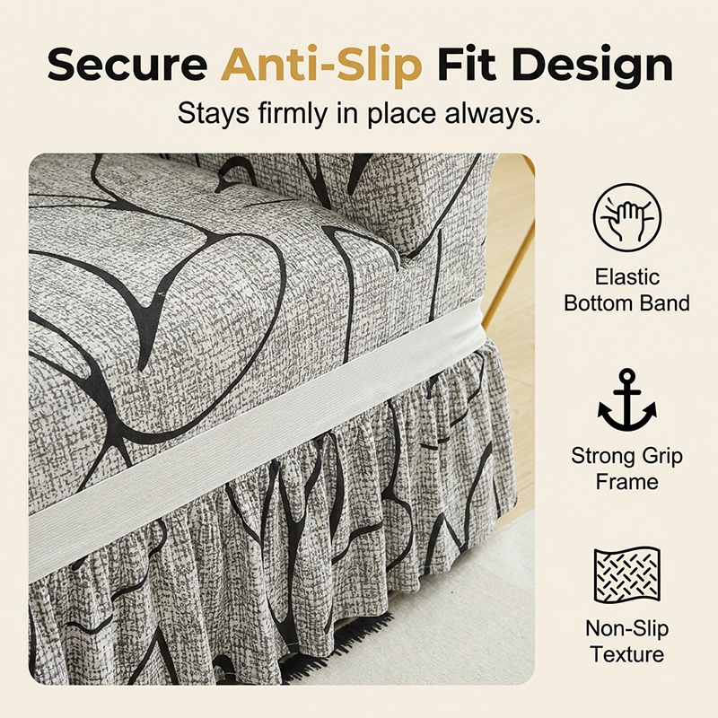 🛋️🧵 Housses de canapé universelles extensibles – Tissu élastique, fixation antidérapante, transformez votre vieux canapé en quelques secondes, la solution maline des locataires et des familles actives 🌿🏠