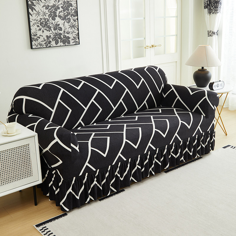 🛋️🧵 Housses de canapé universelles extensibles – Tissu élastique, fixation antidérapante, transformez votre vieux canapé en quelques secondes, la solution maline des locataires et des familles actives 🌿🏠