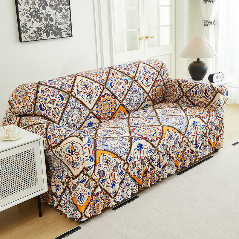 🛋️🧵 Housses de canapé universelles extensibles – Tissu élastique, fixation antidérapante, transformez votre vieux canapé en quelques secondes, la solution maline des locataires et des familles actives 🌿🏠