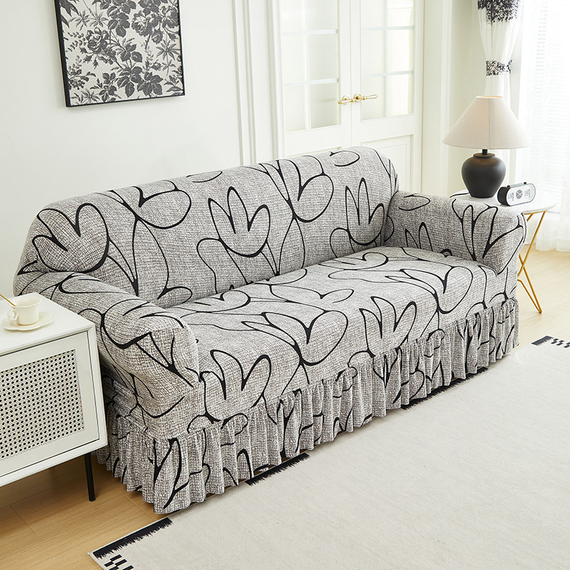 🛋️🧵 Housses de canapé universelles extensibles – Tissu élastique, fixation antidérapante, transformez votre vieux canapé en quelques secondes, la solution maline des locataires et des familles actives 🌿🏠