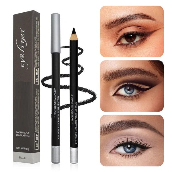 💗Ensemble de 3 pièces🎁 Eyeliner en bois waterproof et longue tenue
