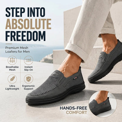 🔥-50% DE RÉDUCTION – OFFRE LIMITÉE ! 👟Chaussures décontractées slip-on respirantes pour homme – Baskets légères pour un confort au quotidien ✨