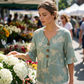 ⌛ Dans la limite des stocks disponibles – ensuite, prix normal ! Haut d'été pour femme à motifs floraux et manches à volants