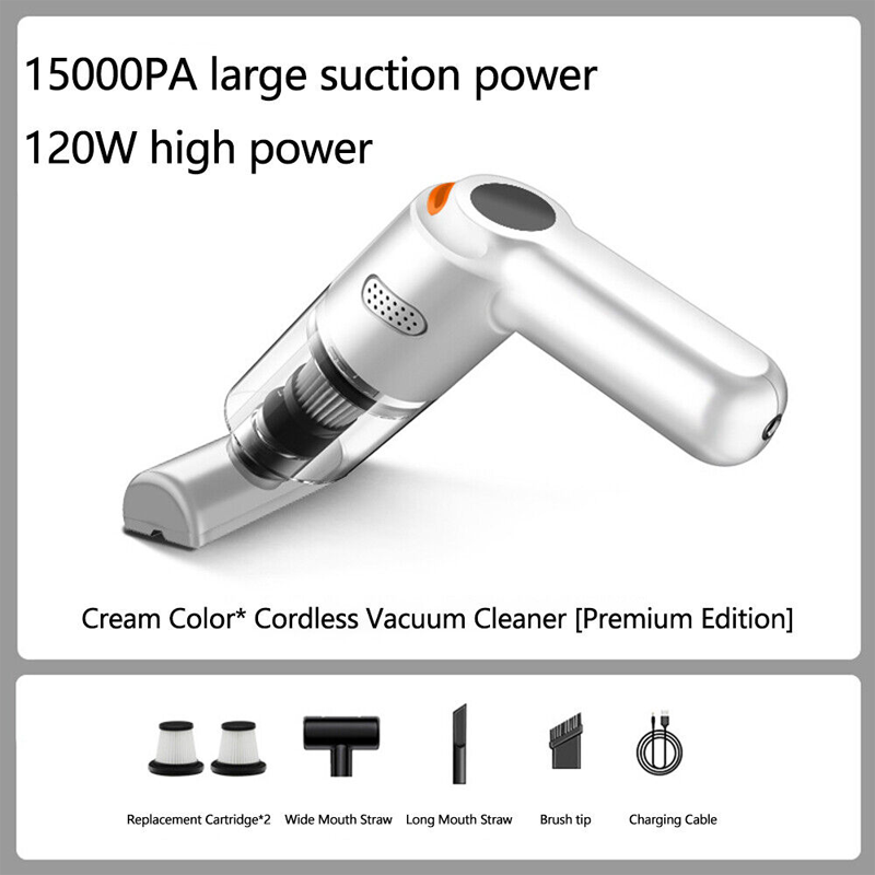 ⏳ OFFRE LIMITÉE -50% ! 🚗 Aspirateur Voiture Sans Fil – Aspiration 10000Pa, Léger 400g & Batterie 4000mAh – 30 Min d’Autonomie – Parfait pour Voiture, Maison et Bureau 💨✨