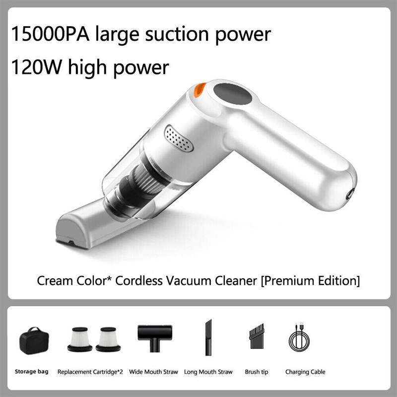 ⏳ OFFRE LIMITÉE -50% ! 🚗 Aspirateur Voiture Sans Fil – Aspiration 10000Pa, Léger 400g & Batterie 4000mAh – 30 Min d’Autonomie – Parfait pour Voiture, Maison et Bureau 💨✨