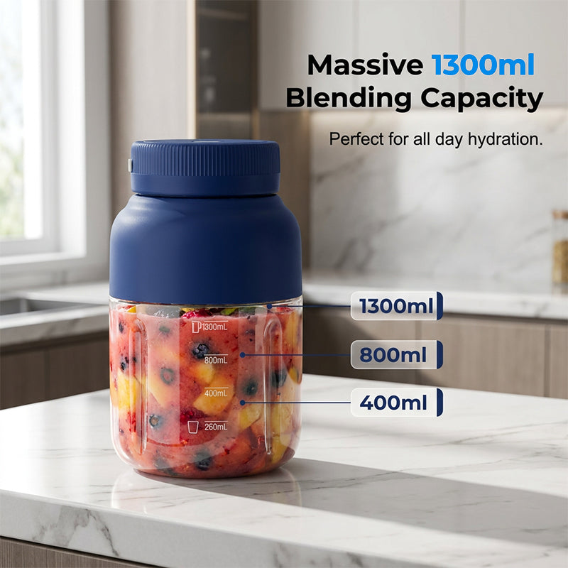 🥭☀️‑50 % MAINTENANT ! 🧊 Bouteille‑blender portable rechargeable – Mixez fruits frais et boissons glacées à tout moment 🍓🥤