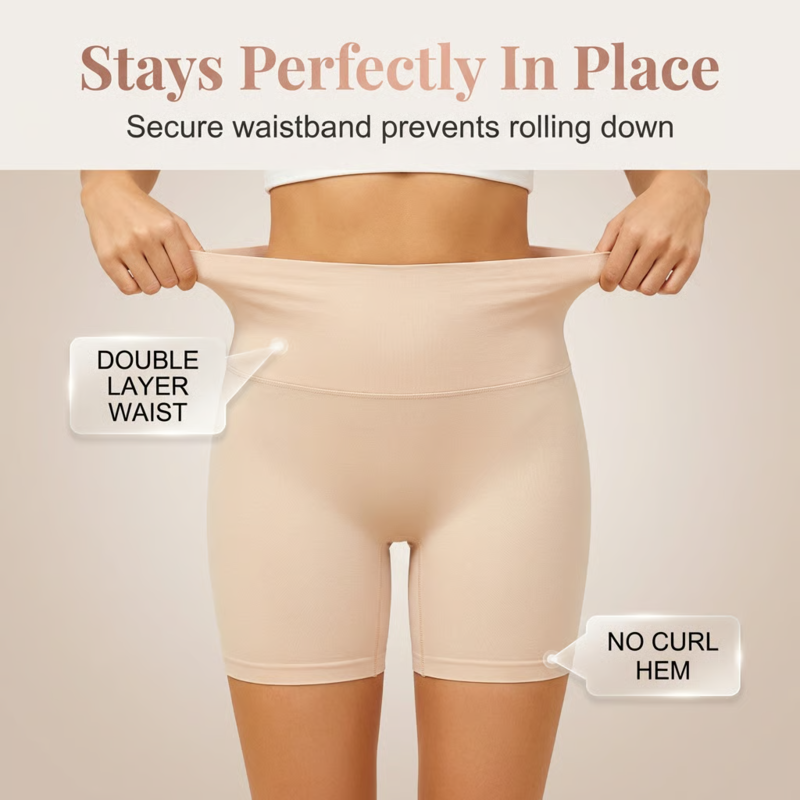 ☁️💸-50% | Culotte slip seamless taille haute femme • Anti-frottement