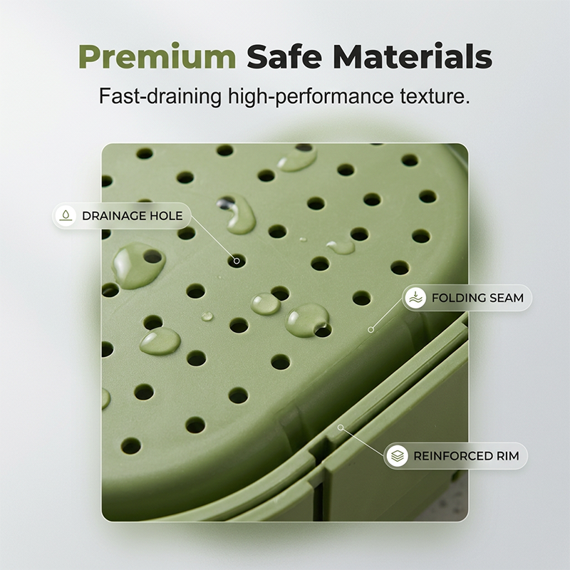 Panier-filtre pliable pour évier de cuisine