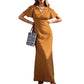 👗 PROMO LIMITÉE -50% ! ✨ Robe Maxi à Pois Col V Femme – Manches Volantées, Silhouette Galbée, Tissu Respirant, 6 Coloris, XS-XL 🎀