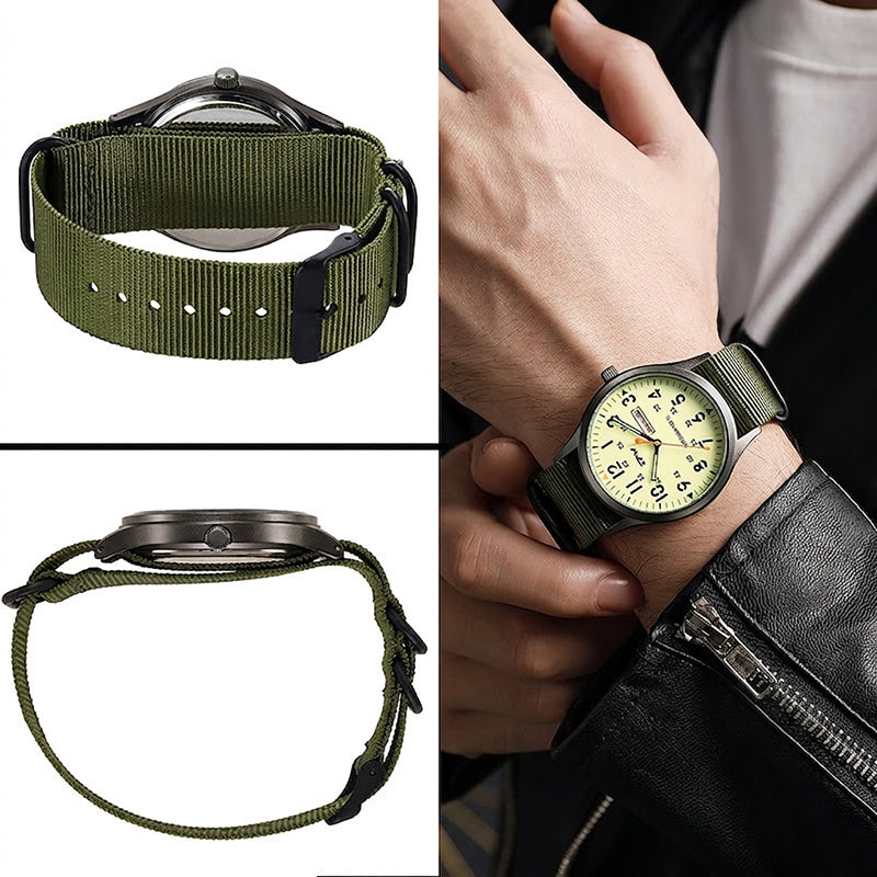 ⌚ 50% DE RÉDUCTION 🎉 Montre à quartz homme – Double affichage lumineux & 30M étanche – Fenêtre date – style & fonctionnalité au poignet 🕶️✨💪