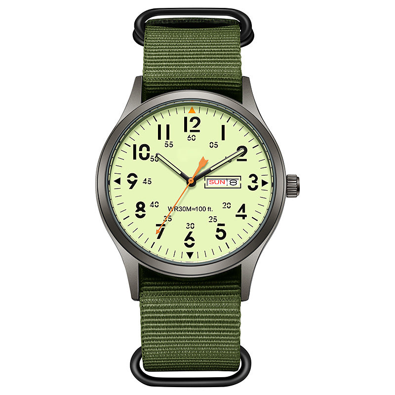⌚ 50% DE RÉDUCTION 🎉 Montre à quartz homme – Double affichage lumineux & 30M étanche – Fenêtre date – style & fonctionnalité au poignet 🕶️✨💪
