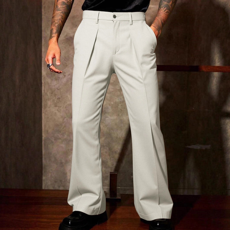 🎉 Soldes 2026 — Plus de 101 000 vendus ! 👖 Pantalon droit drapé doux pour homme – Coupe classique et tissu fluide ✨