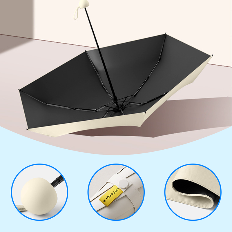 ☀️🎂 PROMO -50% ! Parapluie Compact Pliable Protection UV – UPF 50+, Anti-Vent, Imperméable, 15 cm Plié | 7 Couleurs