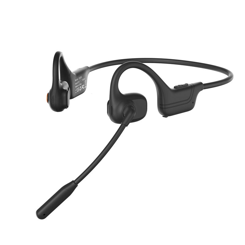 🗣️ Casque Open-Ear Léger – Micro Flexible & Réduction de Bruit pour des Conversations Confortables, Idéal pour les Longs Appels, Promenades ou le Travail 🎧