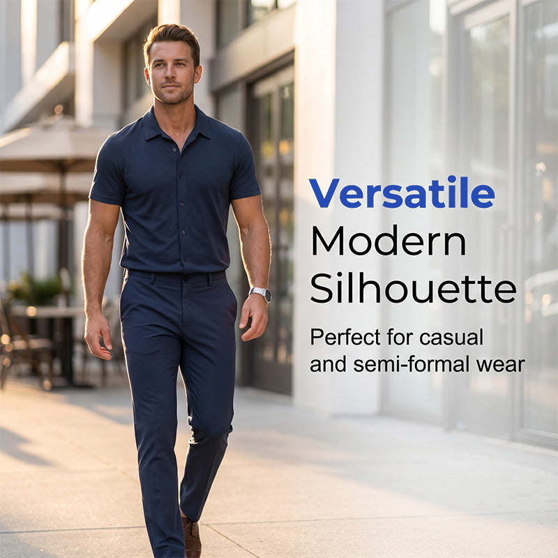 ⏰ -50% – Nouveauté 2026 👔✨ Ensemble 2 Pièces Léger pour Homme – Style Élégant en un Instant ! | Tissu Respirant, Confort Toute la Journée ☀️🌿