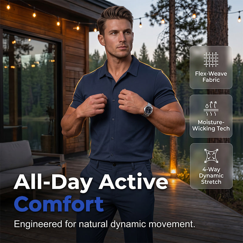 ⏰ -50% – Nouveauté 2026 👔✨ Ensemble 2 Pièces Léger pour Homme – Style Élégant en un Instant ! | Tissu Respirant, Confort Toute la Journée ☀️🌿
