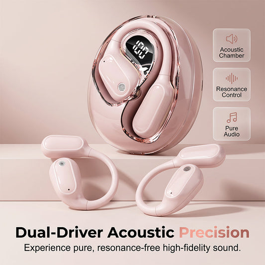 Écouteurs Bluetooth open-ear à clip d'oreille